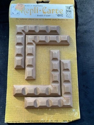 Apliques de resina para muebles vintage proyecto artesanal mediados de siglo reparación placa decoración Foto 1 de 4