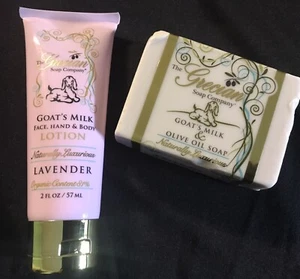 The Grecian Soap Company Soap & Lotion Gift Set - Goat’s Milk ~ New Sealed - Picture 1 of 4