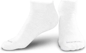 SmartKnit Seamless Mini-Crew Socks (White) Small - Picture 1 of 2