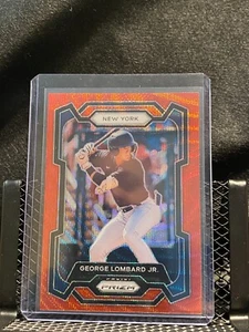 George Lombard Jr. 2024 Prizm Ruby Wave Prizm - Yankees - Picture 1 of 2