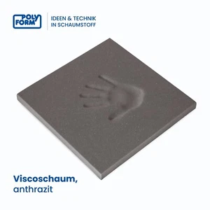Schaumstoff Zuschnitt Sitz Polster viscoelastisch Memory RG 65 kg/m³ SEHR fest - Bild 1 von 3