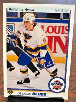1990-91 Upper Deck Hockey Card Rod Brind'Amour St. Louis Blues #347 - Image 1 of 2