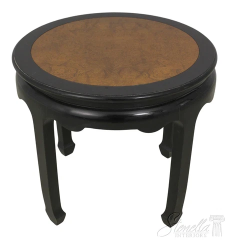 58757EC: CENTURY Round Chin Hua Modern Design Lamp Table Cover