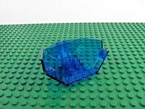 LEGO Trans-Dark Blue Cockpit 5 x 8 x 3 parte inferior del parabrisas 6195 6175 1822 #6085 - Imagen 1 de 2