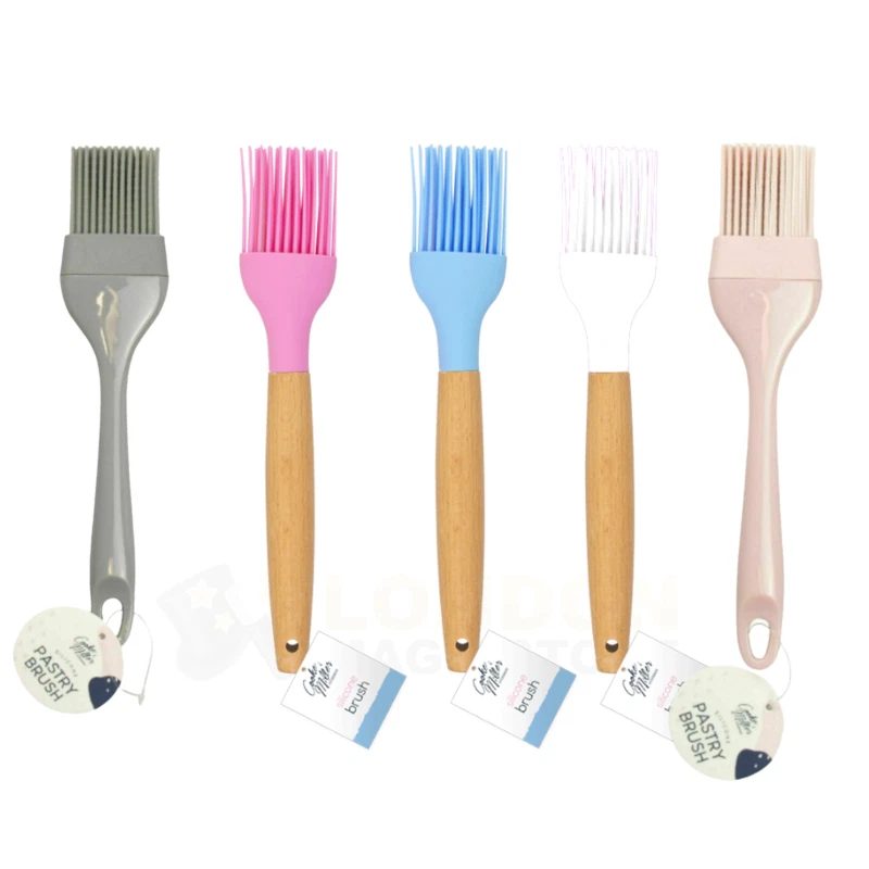 Baking Pastry Brush Silicone Oil Glazing BBQ Bakeware Utensils Cooking Marinade - Image 1 of 4