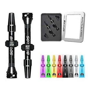 Válvulas sin cámara bicicleta aleación de aluminio pezones núcleo extraíble válvula de aire para RoadMTB - Imagen 1 de 48