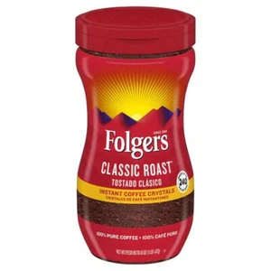 Cristales de café instantáneos tostados clásicos Folgers 16 oz - Imagen 1 de 2