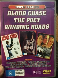 Blood Chase / The Poet / Winding Roads region 4 DVD (3 drama movies on 1 disc) - Picture 1 of 3