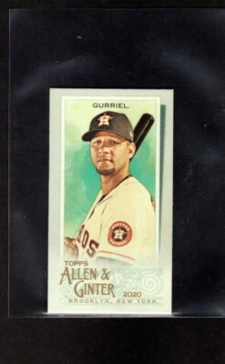 YULI GURRIEL 2020 ALLEN & GINTER MINI NO NUMBER A&G BACK HOUSTON ASTROS - Image 1 of 2