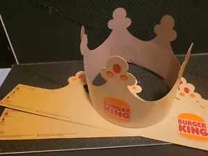 Burger King Kronen 3 Papierkronen Versand im Karton. - Bild 1 von 2