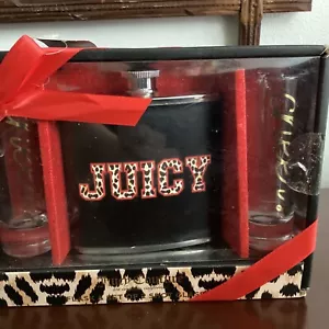Juicy Couture Fiaschetta e Bicchieri Due Colpi.. Nuovi Con Scatola - Foto 1 di 5