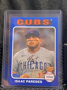 Isaac Paredes 2024 Topps Heritage High # Dark Blue Border  #573 Cubs - Picture 1 of 2