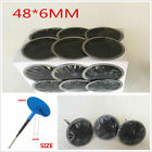 24Pcs Blue Natural Rubber Tyre Puncture Repair Wired 48*6 Mm Plug Mushroom Patch