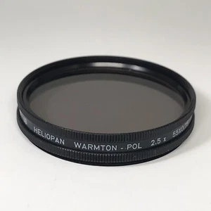*Mint* Heliopan Lens Filter - 55mm Warm Tone Circular Polarizer 55x0.75 2.5x #3 - Picture 1 of 9