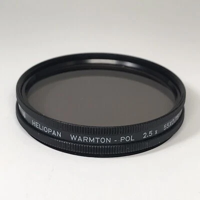 *Mint* Heliopan Lens Filter - 55mm Warm Tone Circular Polarizer 55x0.75 2.5x #3 - Image 1 of 4