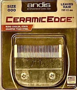 Andis CeramicEdge Detachable Blade, Size 000 1/50" -0.5mm Stays Sharp Runs Cool - Picture 1 of 3