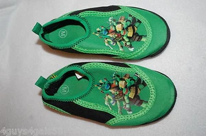 Toddler Baby Boys TEENAGE MUTANT NINJA TURTLES WATER SHOES Beach TMNT Swim S 5-6 - Picture 1 of 1