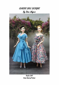 Vestido inspirado en el diseñador estilo 147 estilo costura Gene Tyler  - Imagen 1 de 11