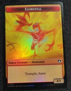 Elemental / Ogre Token - Foil - CMM - NM Unplayed - EN - 26/28 - Picture 1 of 2
