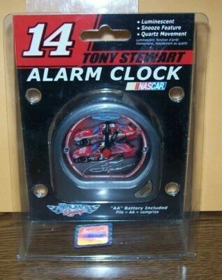 TONY STEWART #14 WINCRAFT ALARM CLOCK BRAND NEW!!!!! - Image 1 of 3