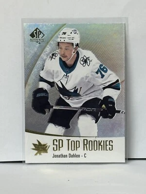 2021-22 UD SP Authentic SPA Top Rookies TR-34 Jonathan Dahlen - San Jose Sharks - Image 1 of 2
