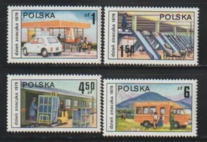 POLAND STAMPS 1979 STAMP DAY DEVELOPMENT OF POLISH POSTAGE MNH POL135 - Bild 1 von 1