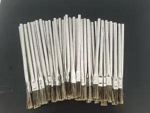 Metal Handle hi quality horse hair Brush Hobby Paint Glue Flux Acid Dope 50 Pack - Picture 1 of 1