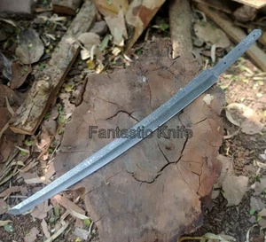 Custom Handmade Full Tang Damascus 28.00 inches Katana Sword Blade Blank, Making - Picture 1 of 5
