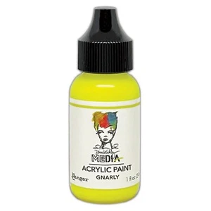 Ranger Dina Wakley Media Acrylfarbe 1 Unze - Mineral - knorrig gelb - Bild 1 von 1