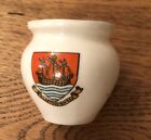 WH Goss Crested China ‘Clacton On Sea’  Model Of Roman Pot