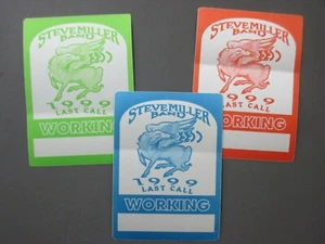 Steve Miller Backstage Pass pegatinas de tela satinada ¡TRES 1999 OTTO! - Imagen 1 de 1