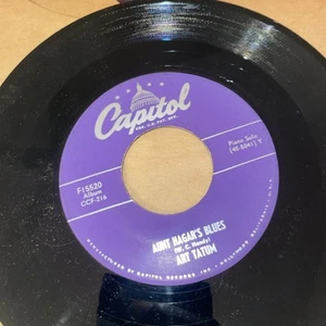 Art Tatum - Willow Weep For Me / Aunt Hagar's Blues Rpm 45 - Picture 1 of 2