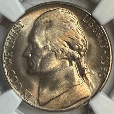 1950 D Jefferson Nickel Key Date NGC MS65 Exact Coin Imaged - Image 1 of 4