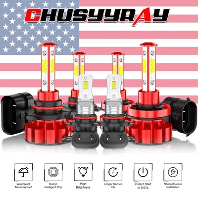 Kit combinado de faros antiniebla LED de haz alto/bajo para Ford Escape 2013-2015 Foto 1 de 4