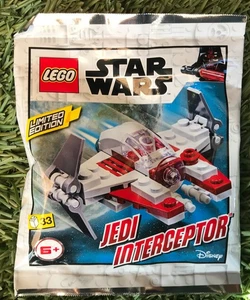 FIGURINE LEGO POLYBAG VAISSEAU STAR WARS foil 912066 JEDI INTERCEPTOR ROUGE - Imagen 1 de 1