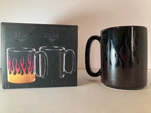 Plug Industries Heat Sensitive Color Changing Flame Mug Fire Hot Rod Coffee Cup - Picture 1 of 3