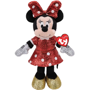 TY Sparkle Disney Minnie Mouse 13" Beanie Baby - New, With Tags - Picture 1 of 1
