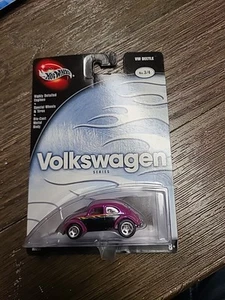 100% Hot Wheels Purple VW Beetle Volkswagen Series No. 3/4 1:64 scale NIB - Picture 1 of 2