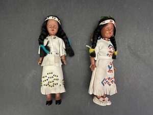 Vintage Indian Maiden Puppen - Bild 1 von 3