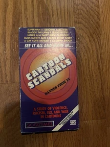 Cartoon Scandals Banned From TV VHS Racial Stereotypes Violence Sex Censorship - Picture 1 of 1
