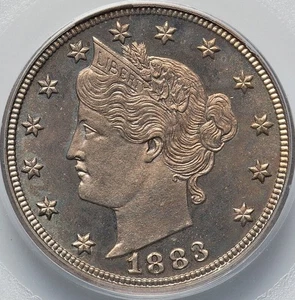 Liberty Head (V) Nickel 1883 No Cents PCGS Proof-65 CAMEO! Superb Gem PQ Proof! - Picture 1 of 4