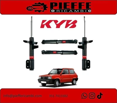 KIT 4 AMMORTIZZATORI FIAT PANDA 4X4 dal 1986 al 2003 MARCA KAYABA - Immagine 1 di 2