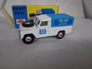 Corgi 438 Land Rover LWB Hardtop Code 3 restauriert in gratis Reproduktionsbox - Bild 1 von 12