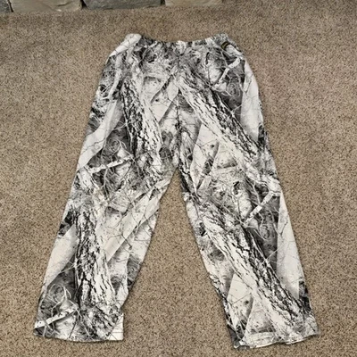 Gamehide Men's Ambush Lightweight Naked North Snow Camo Cover Up Pant L/XL - Image 1 of 4