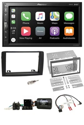 Pioneer USB Lenkrad DAB 2DIN Bluetooth Autoradio für Fiat Idea 06-12 schwarz - Bild 1 von 4