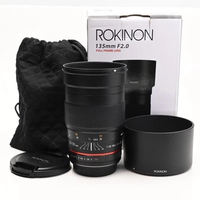 Rokinon 135mm f2 ED UMC Telephoto Lens for Canon #752 - Image 1 of 4