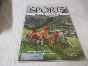 SPORTS ILLUSTRATED 25 DE JULIO 1955 VACACIONES ALPINAS MATTERHORN - Imagen 1 de 2