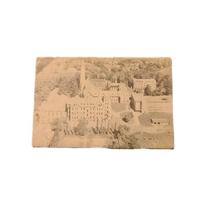 Seminario San Lorenzo Vintage Mt. Cartolina fotografica reale Calvario Wisconsin RPPC - Foto 1 di 2