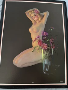 Vintage 1943 Jules Erbit Pin Up Print -  Eve - Picture 1 of 3
