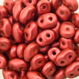 2/5MM MATUBO SUPERDUO Matte Metallic Lava Beads - Picture 1 of 1